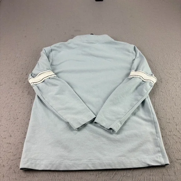 St John Sport Sweater Womens Size P (Small) Blue Pullover Pocket‎ Long Sleeve - Picture 9 of 10